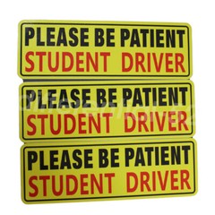 3 Pcs Bumper Sticker Car Decal Student Driver Magnet Car Signs Please Be Patient