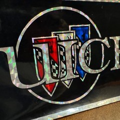 1970’s BUICKBVintage License Plate Size Iridescent Decal/Great Front Plate Cover