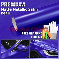 Matte Metallic Satin Pearl Royal Purple Vinyl Car Wrap Sticker Decal Sheet Film