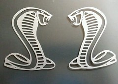 1 SET COBRA SNAKES VINYL DECAL STICKER 8″ Inch, 10″ Inch, 12″ Inch