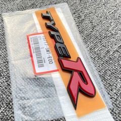 Genuine/JDM Type R Emblem For Honda Civic FK2 FD2 FN Rear Badge 75717-SMT-E00