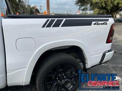 2009-2025 For Ram 1500 Decals Side Rumble Stripes 3m Vinyl Stickers Graphics