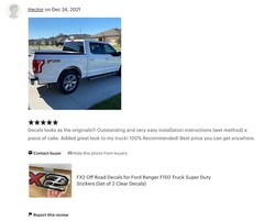 FX2 Off Road Decals for Ranger F150 Truck Super Duty Stickers – Set of 2