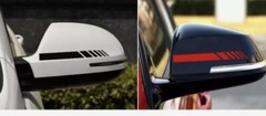 4 Pcs Sets 4 Sets Car Side View Mirror Rearview Vinyl Decal Sticker Stripe Auto