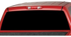 Waterproof BLACK Rear Window Perforated Decal Tint Graphic Sticker for Truck Van