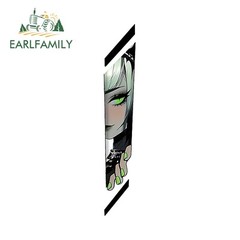EARLFAMILY 5.1″ Cool Girl Eyes Car Stickers Creative Scratch-Proof RV JDM Decals