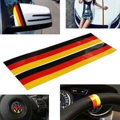 2pc 9″ Euro Color Stripe Decal Stickers For Car Exterior or Interior Decoration