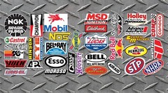 7 Random Racing Decals Stickers From Designs Shown Drag Race NHRA Nascar