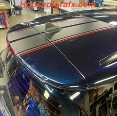 2 color Rally stripes fit any year Mini Cooper Clubman with sunroof