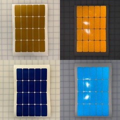 20 Reflective 1″ x 2″ ELG Rectangles (10 Different Colors) Bike Safety Stickers