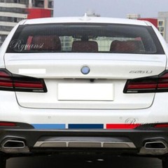 3PCS Tri-Color Stripe Sticker M-Colored Decal for BMW Bumper Trunk M Performance