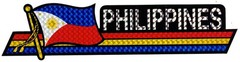 Pack Of 50 Philippines Flag 3″x12″ Reflective Decal Bumper Sticker DCX-187