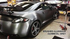 VVivid Xpo Gunmetal Brushed Steel Vinyl Wrap Film | V163