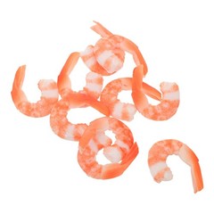 2 Count Realistic Food Model Decor Artificial Cooked Shrimp Fake