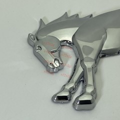 2pcs Silver for 2020-2022 Rear 3D Bucking Horse Tailgate 3D New Ornaments