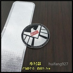 Metal Car Rear Trunk Badge Emblem 3D Umbrella Shield Decal Side Body Sticker