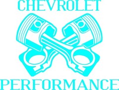 Chevrolet Performance in your choice of color 7″w x 5″h