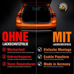 Lackschutzfolie für TESLA Ladekantenschutz ✔ Autozubehör ✔ 100% paßgenaue Folie