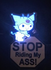 Kuromi LED Car decal