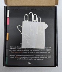 FLIK Me Baby LED Hand Sign Remote Control Interactive Amber Light Car Decal