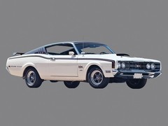 1969 Cyclone Stripe Kit Upper Body LH RH Black Spoiler GT Mercury New