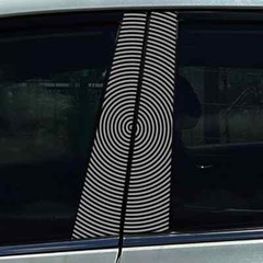 2x Creative Car B Pillar Waterproof Decal DIY Car Modification Styling Sticker