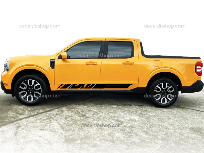 decals bedsides stripes graphics stickers compatible with Ford Maverick