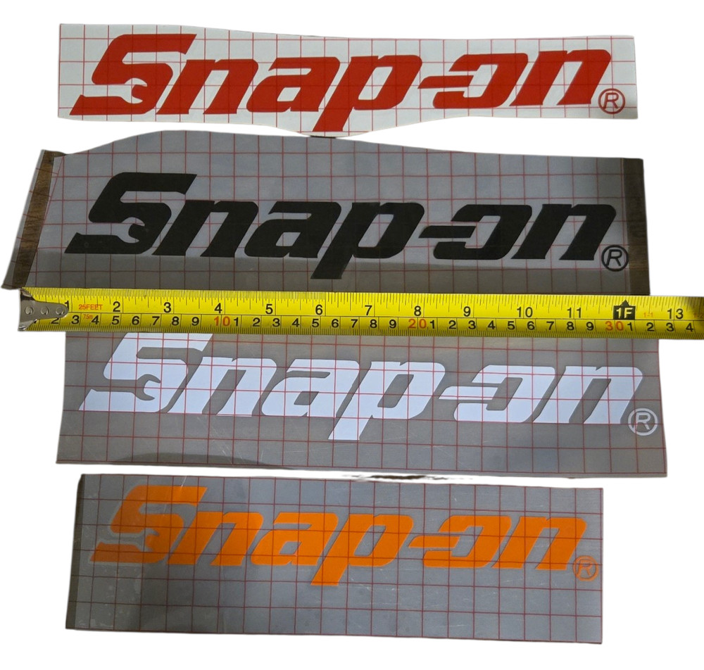 Snap-on tool box Decal 11.49″x2.16