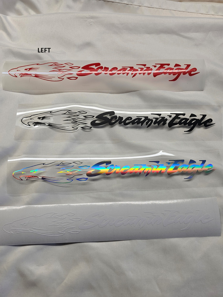 Screamin’ Eagle Permanent Adhesive Vinyl Decal 11″ x 1″